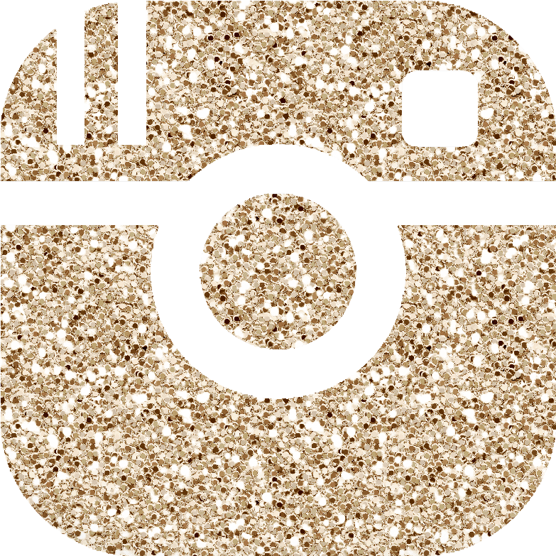 Instagramm Clipart Glitter - Gold Glitter Letters Transparent (820x816), Png Download