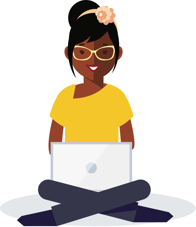 Programming Person With Notebook - Cartoon (680x787), Png Download