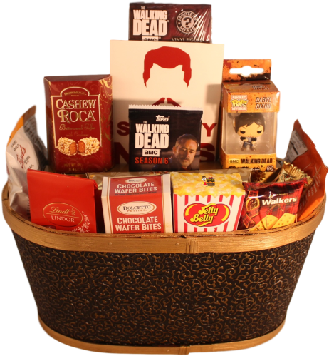 Gift Basket (744x640), Png Download