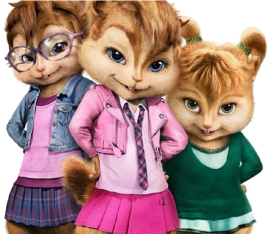 Jurassic World Clipart Alvin And The Chipmunks - Alvin Et Les Chipmunks Fille (640x480), Png Download