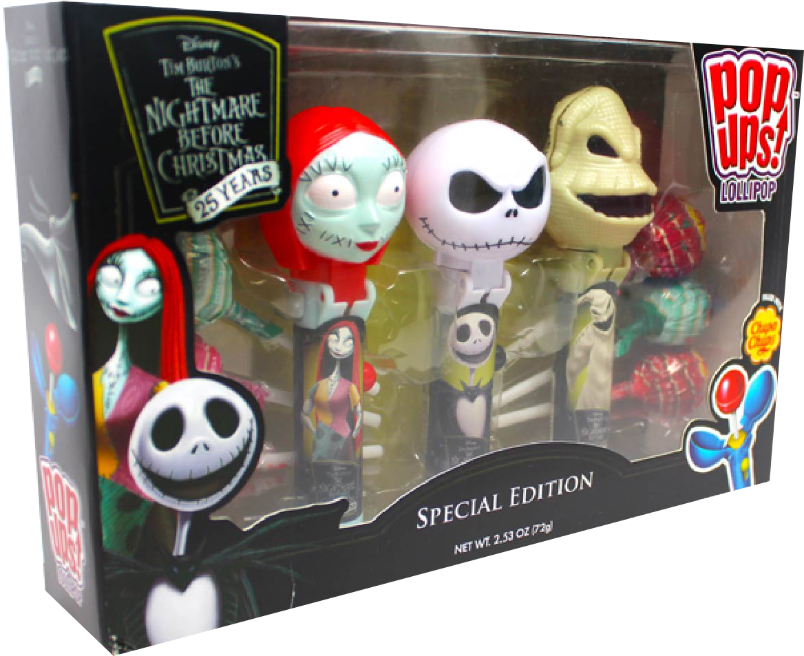Nightmare Before Christmas Pop Ups 3pk Gift Set - Nightmare Before Christmas (1275x1650), Png Download