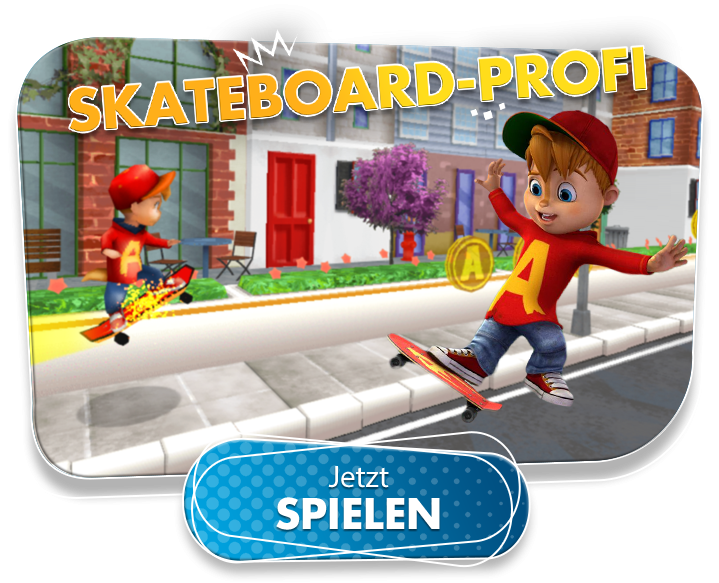 Skateboard Profi Alle Spiele Skateboard Profi Alle - Alvinnn Und Die Chipmunks (719x583), Png Download
