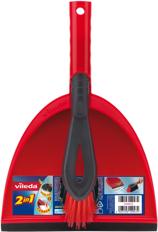 Vileda 2in1 Dustpan Set - Vileda Dustpan (800x800), Png Download