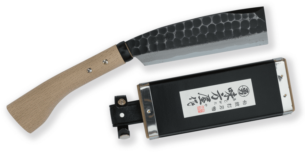 Ajikataya Tsuchime Hatchet 165mm Oak Handle - Strap (1024x576), Png Download