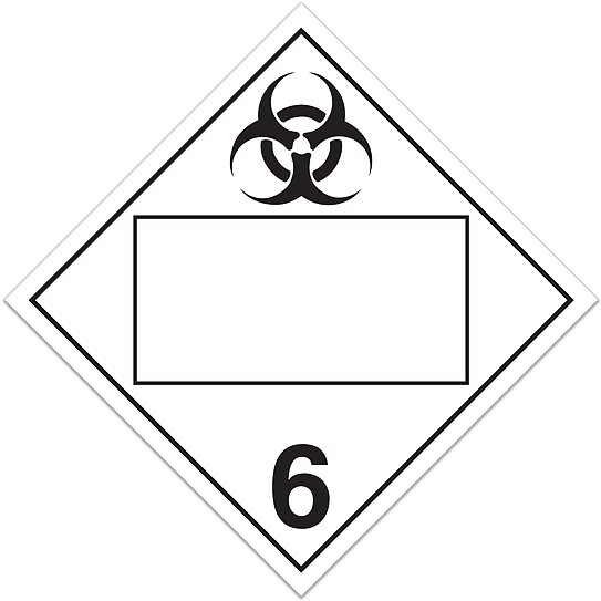 Ihazmat - Toxic Substances Infectious Substances (600x600), Png Download