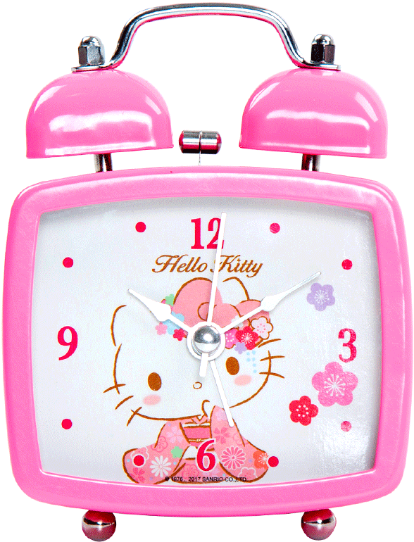 Hello Kitty Hello Kitty Alarm Clock Student Children's - Suitcase (800x800), Png Download
