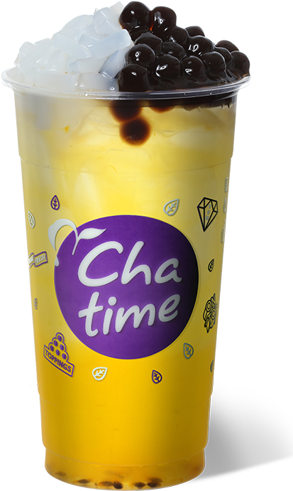 Passion Fruit Qq - Chatime Pearl Milk Tea (480x915), Png Download