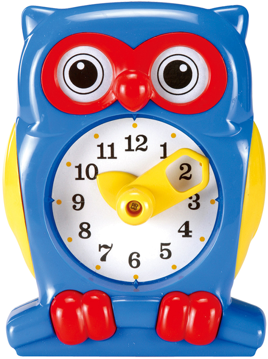 Owl Teaching Clock - Clock (800x800), Png Download