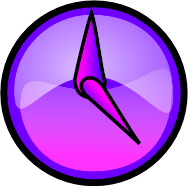 Cartoon Clock Clip Art N35 - Circle (600x594), Png Download