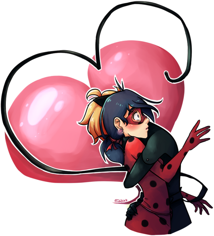 Chat Noir, Ladybug, And Mlb Image - Miraculous: Tales Of Ladybug & Cat Noir (750x807), Png Download