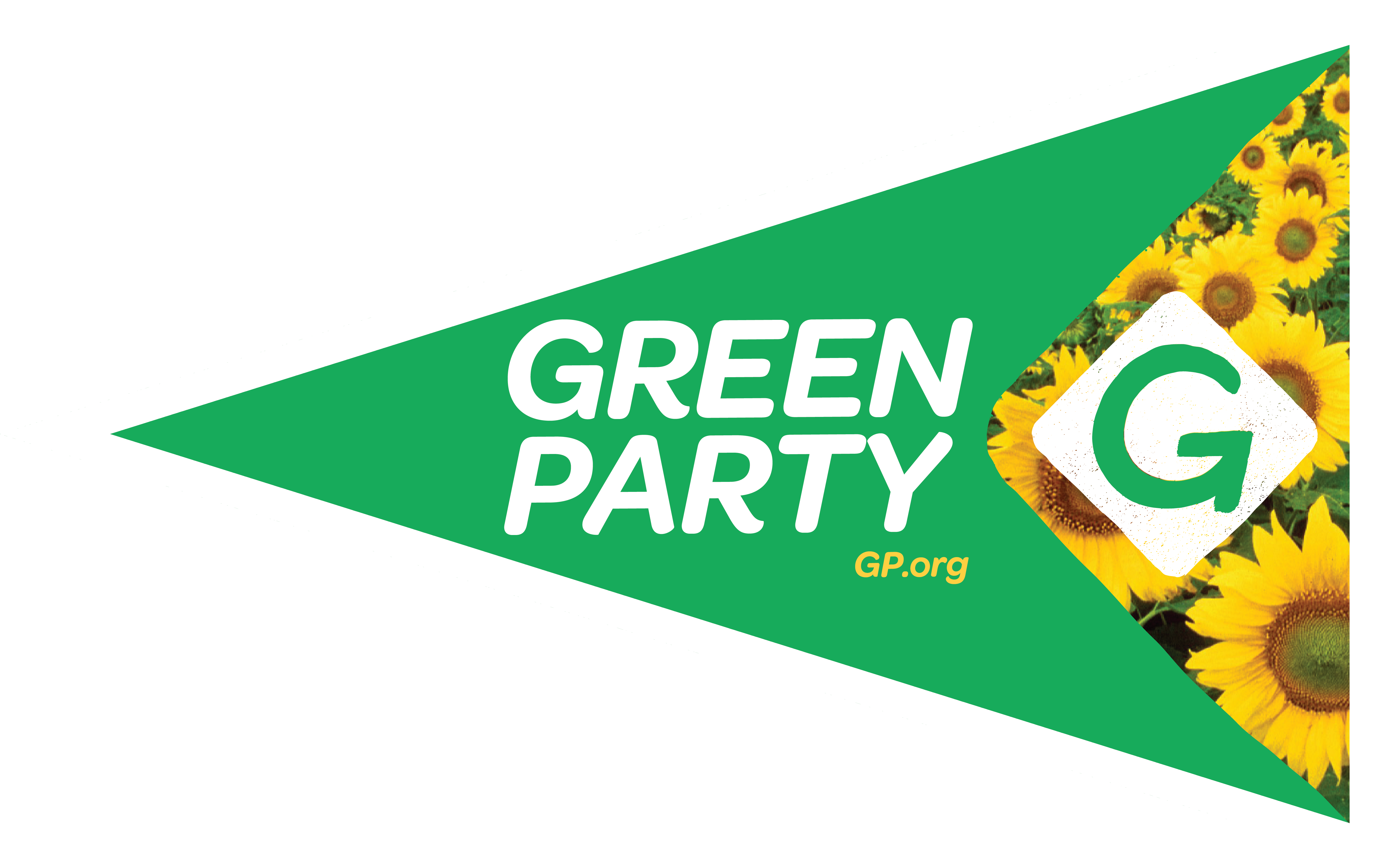 Gpus Pennant Votegreeen 2b - Sunflower (5250x3300), Png Download