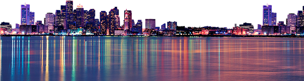 City Lights Png - Skyline (1000x500), Png Download