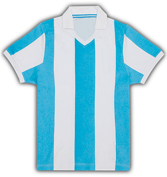 Para El Mundial Que Se Disputó En Inglaterra, La Camiseta - Camiseta Argentina Para Banderin (556x605), Png Download