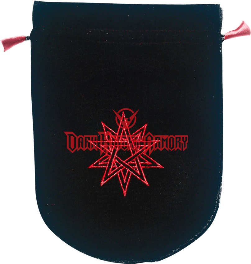 Black Velvet Double Pentagram Bag - Coin Purse (850x850), Png Download