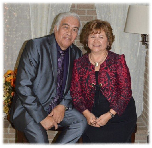 Jose And Reyna Guerrero Of Iglesia Centro De Restauracion, - Senior Citizen (590x542), Png Download
