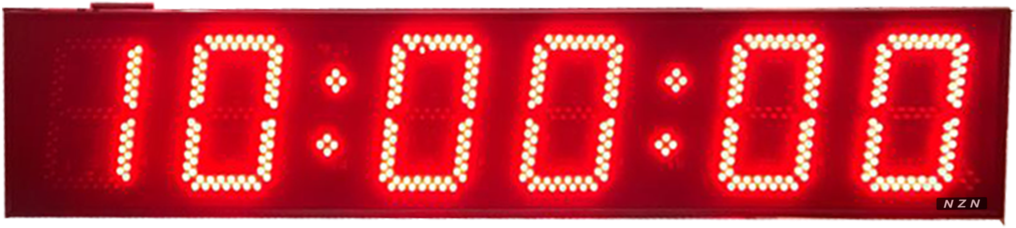 Nzn 20cm Led Digital Clock - Led Display (1024x956), Png Download