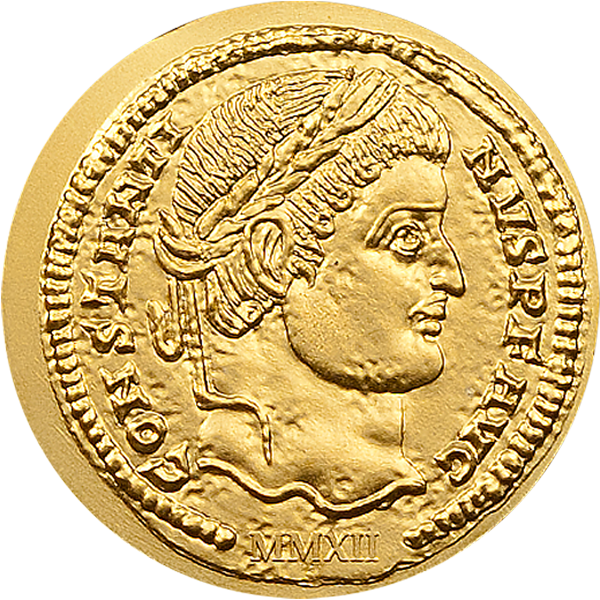 Constantine The Great, Cit Coin Invest Trust Ag / B - Constantine I Roman Emperor Coin (600x600), Png Download