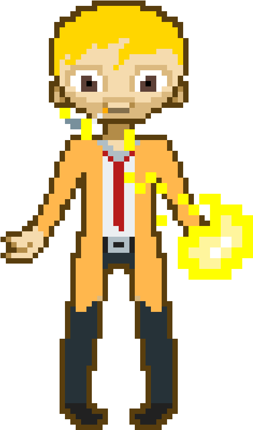 Constantine - 8 Bit Pokemon (550x1188), Png Download