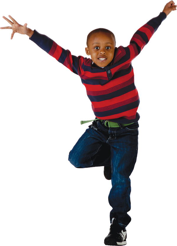 Happy Kid - African American Boy Png (600x831), Png Download