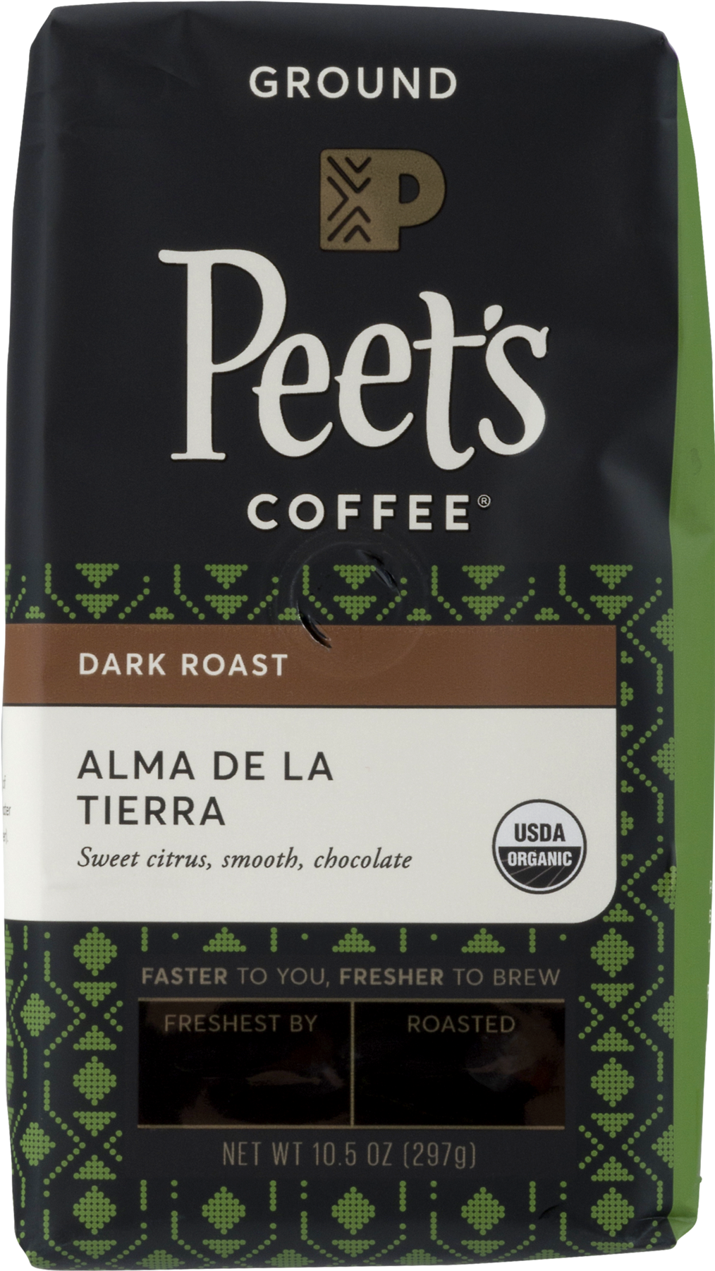 Peet's Coffee Alma De La Tierra Ground Coffee, Dark - Chocolate (1800x1800), Png Download