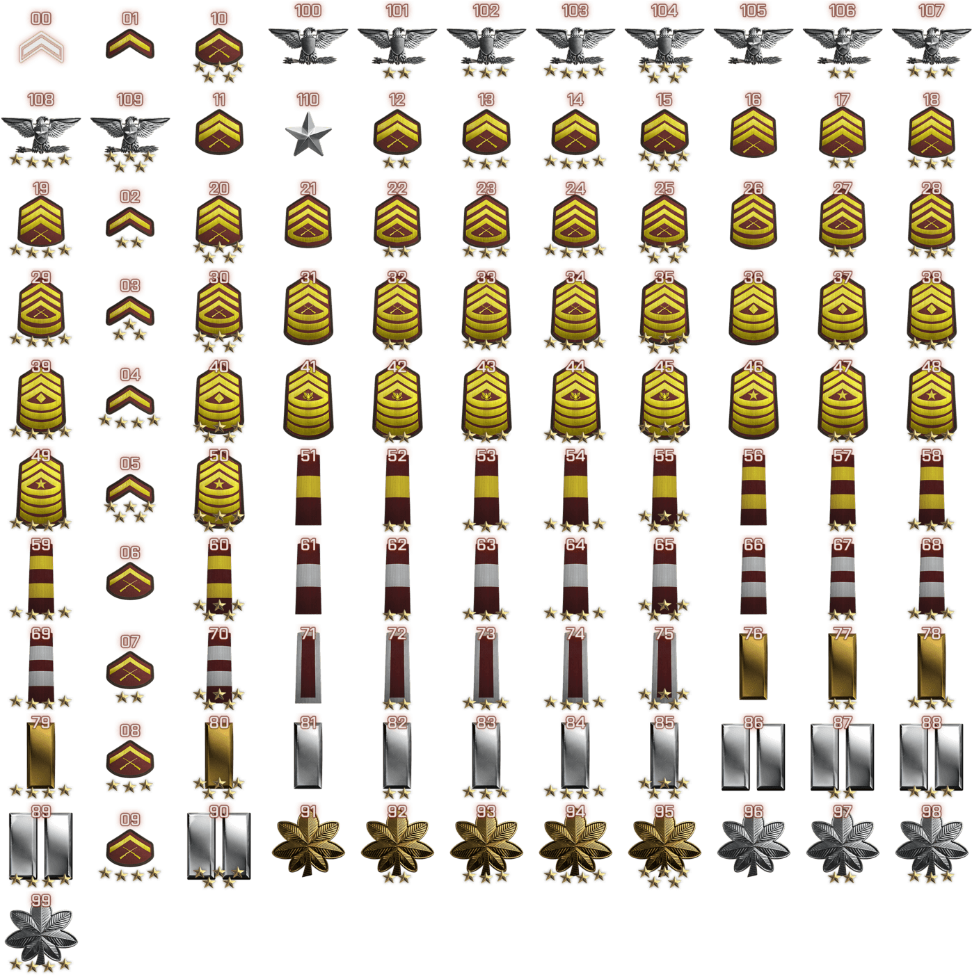 Medium - Battlefield 5 Ranks (1408x1408), Png Download