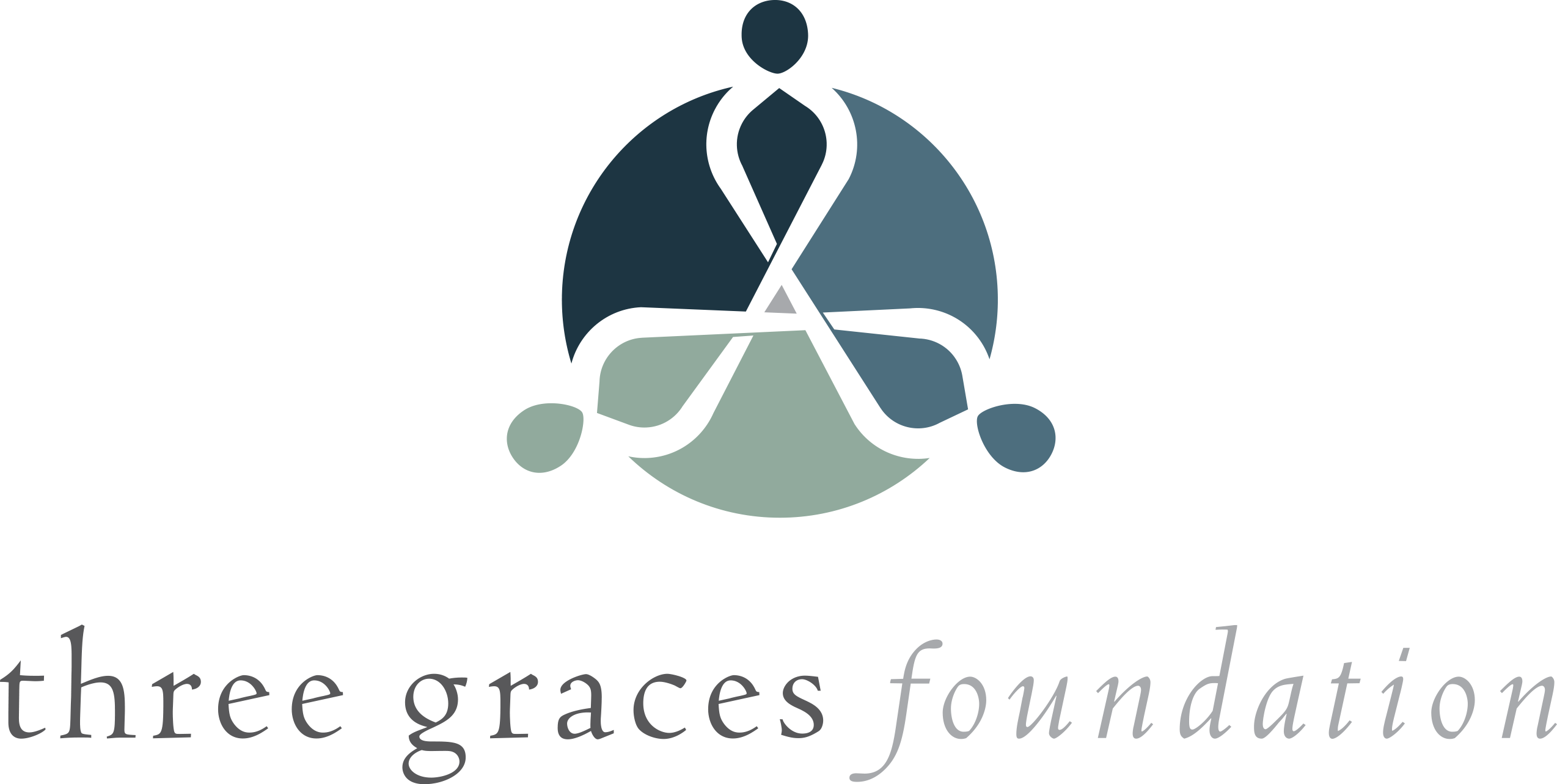 Three Graces Foundation - Emblem (2548x1283), Png Download