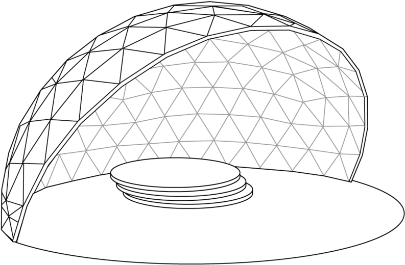 De La Tierra A La Luna - Circle (820x539), Png Download