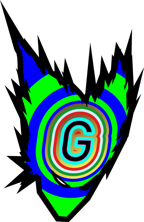 Made This Garou Logo On Inkscape To Practice - Emblem (507x780), Png Download