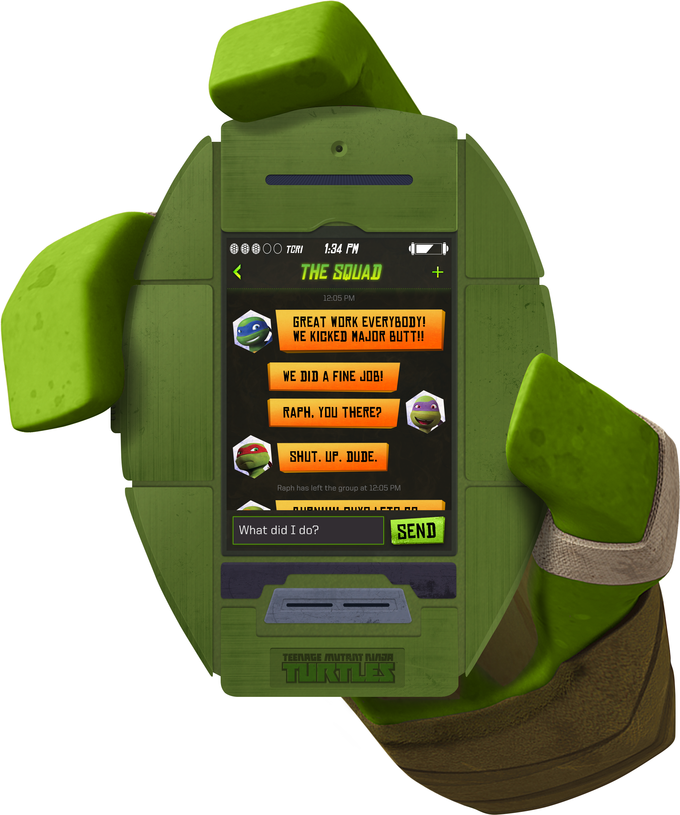 Tmnt Chat - Mobile Phone (3000x3000), Png Download
