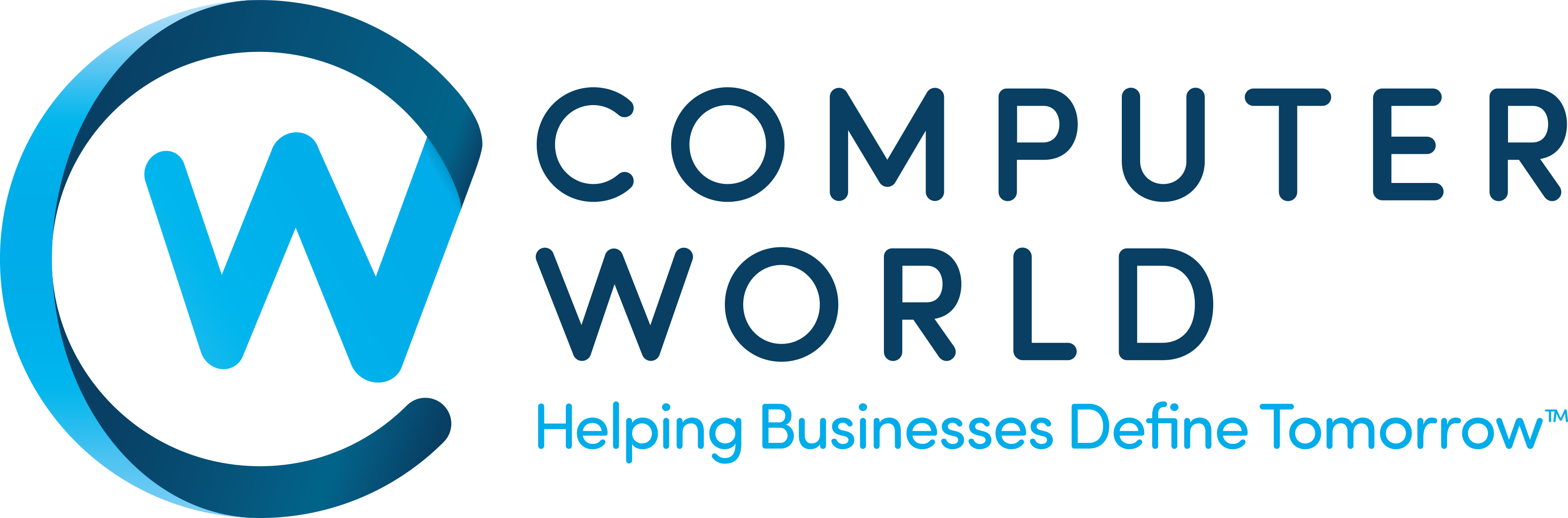 Computerworld Ltd - Computer World (3500x1158), Png Download