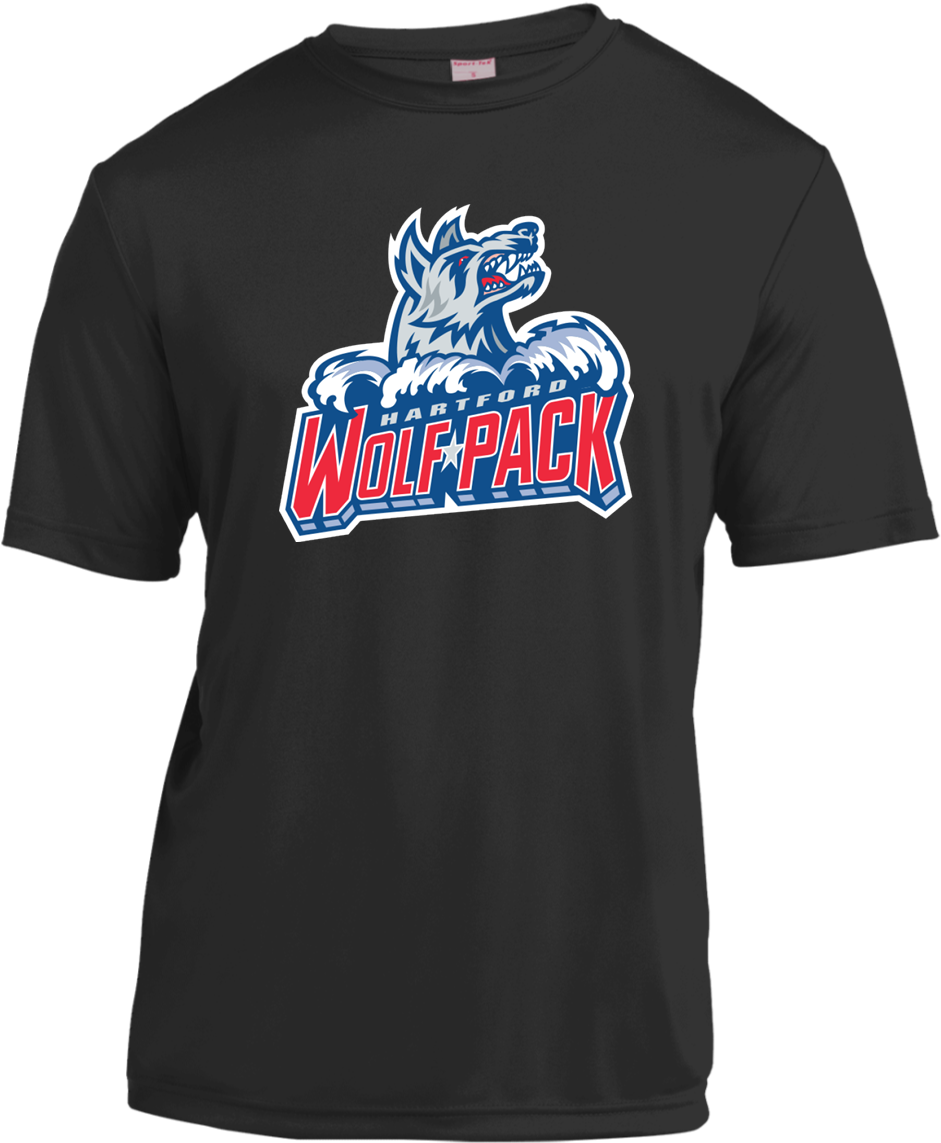 Hartford Wolf Pack Primary Logo Short Sleeve Moisture-wicking - Hartford Wolf Pack (1155x1155), Png Download