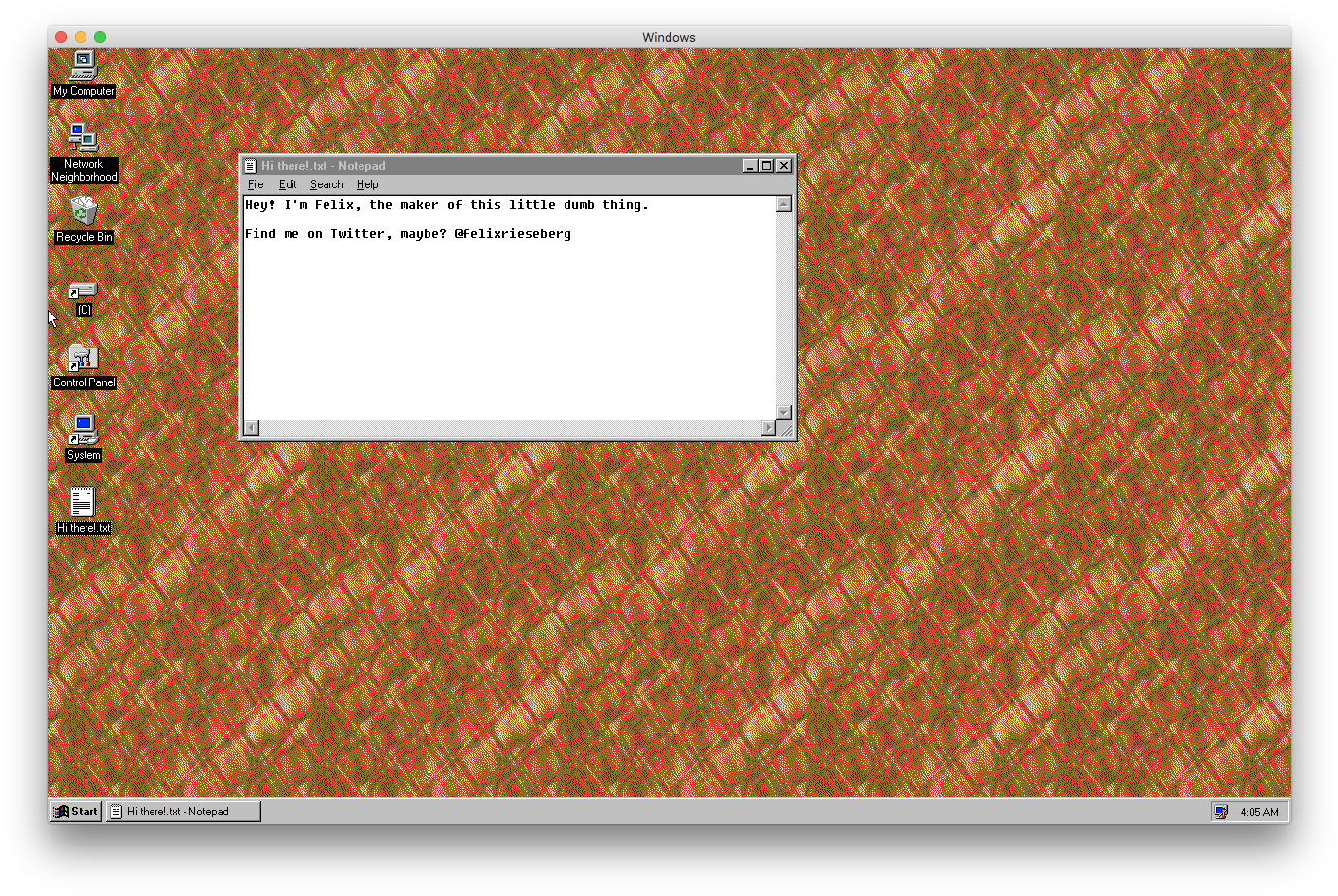 Windows 95 App (1392x934), Png Download
