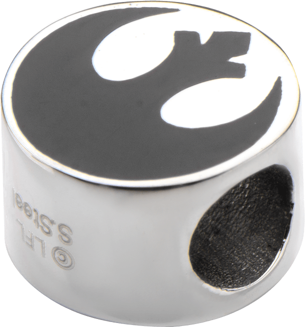 Rebel Alliance Black Symbol Slide Charm - Circle (675x675), Png Download