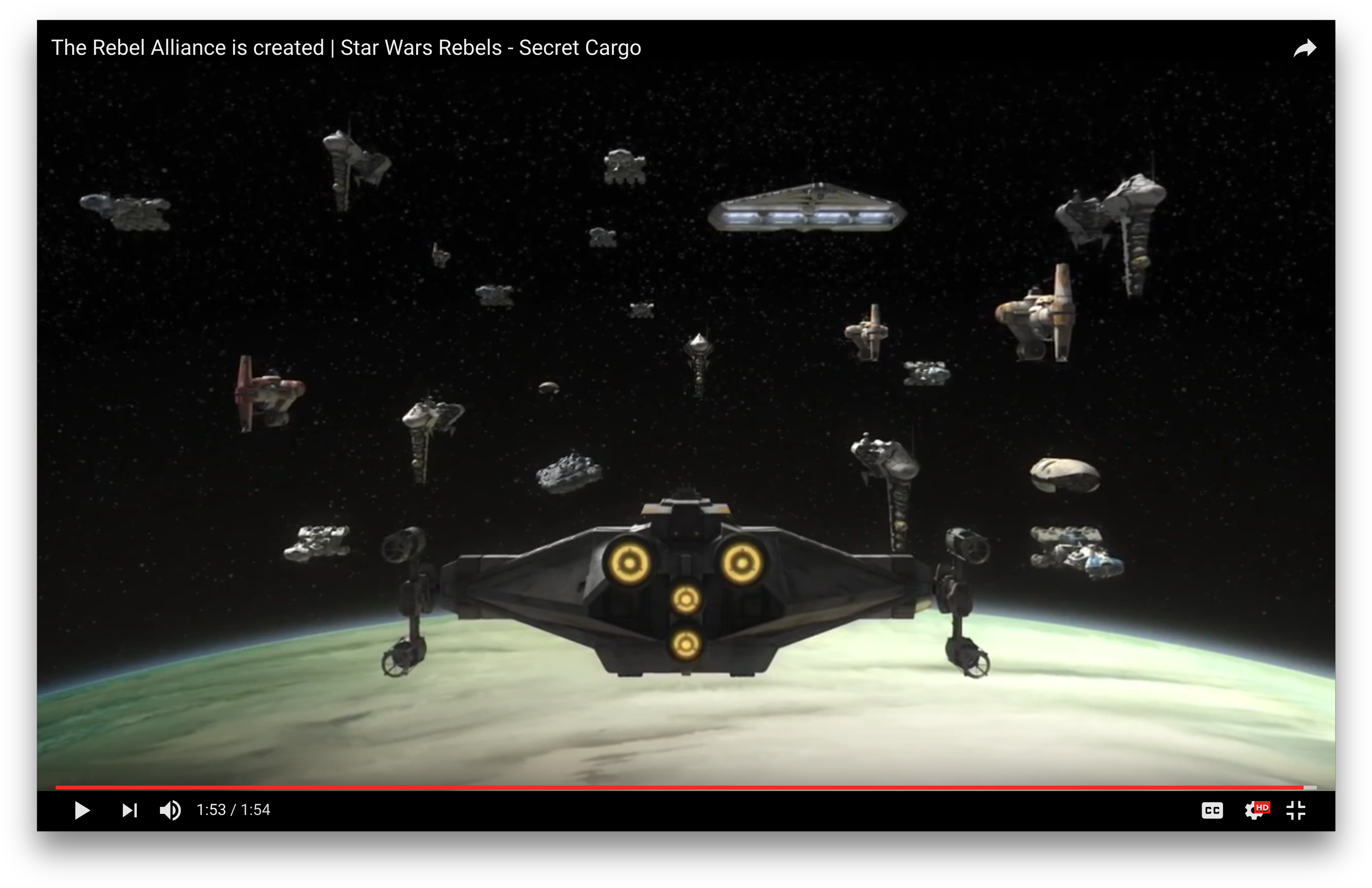 First Rebel Alliance Fleet, Front (3584x2324), Png Download