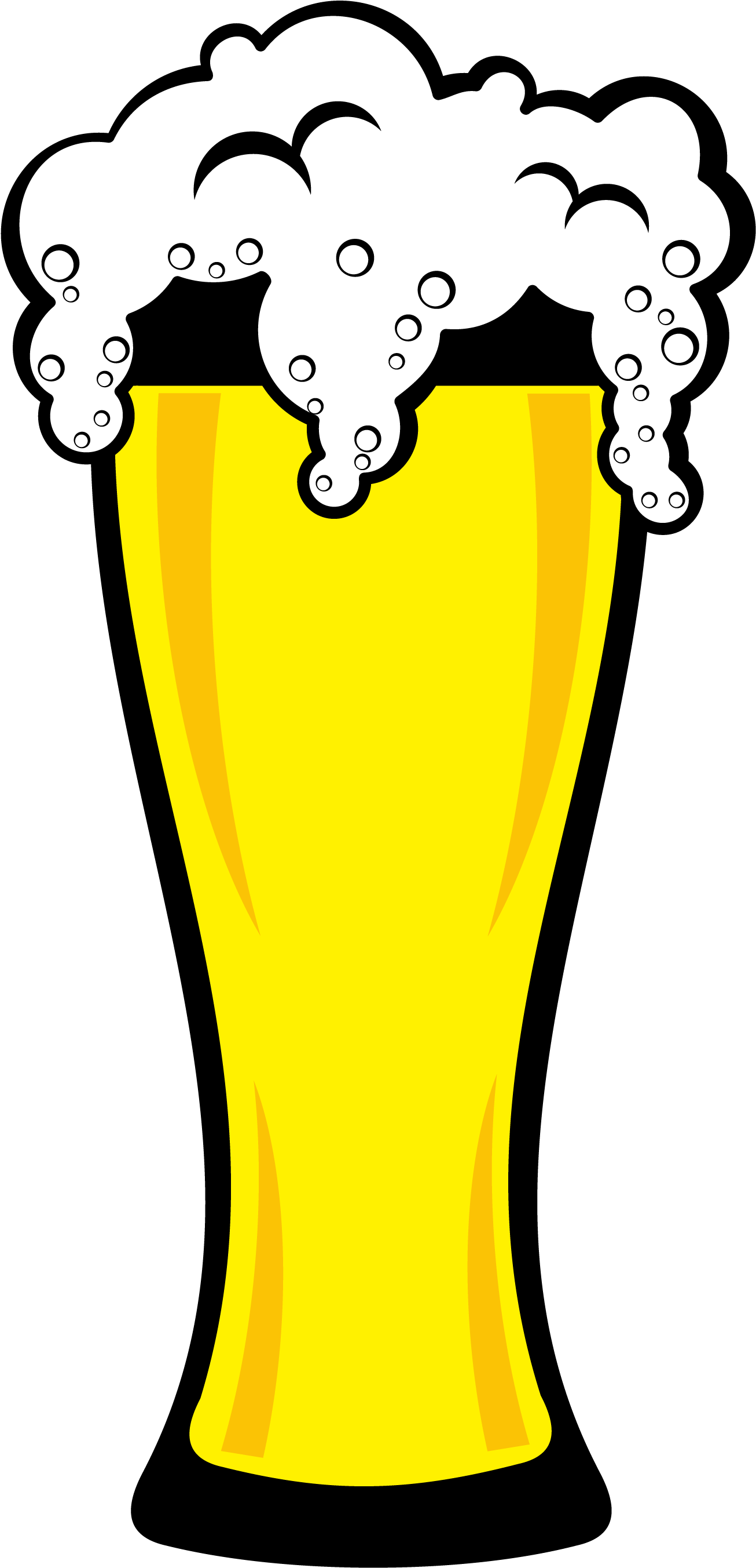 Root Beer Clip Art - Pinta De Cerveza Vector (1306x2705), Png Download