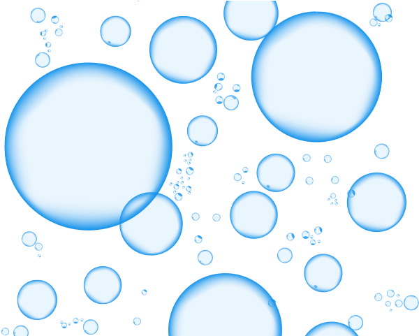 Bubbles Clipart Water Bubble - Blue Bubbles Png (640x480), Png Download