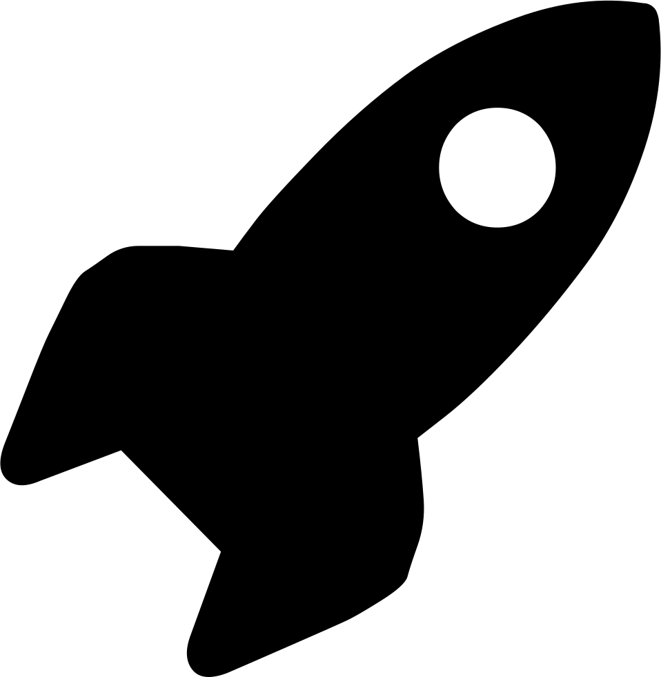 Spaceship Black Clipart - Space Ship Logo (958x981), Png Download