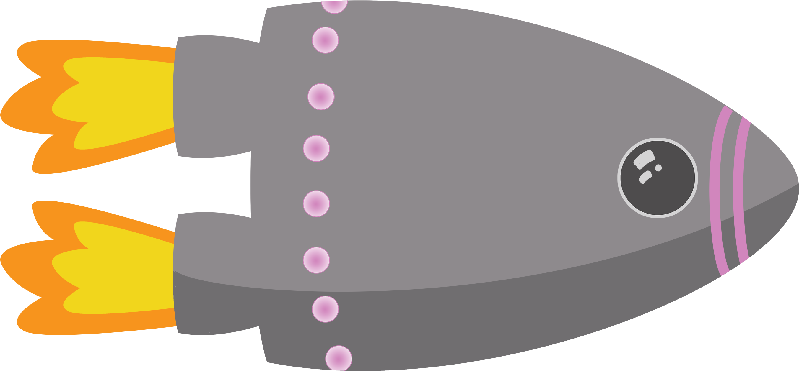 Space Ship Clipart - Illustration (2947x1798), Png Download