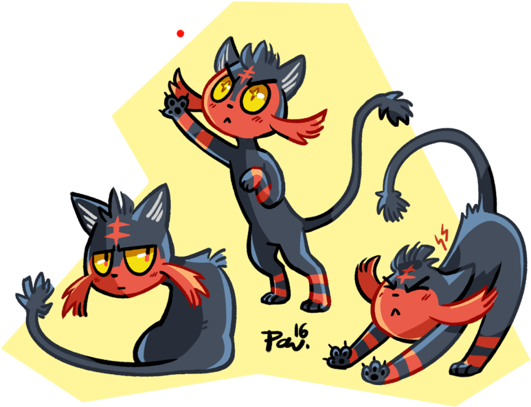 Clip Art Royalty Free Download Collection Of Free Cat - Firecat (800x607), Png Download