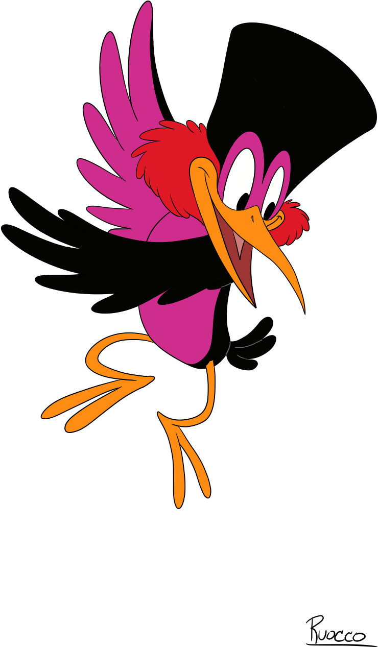 Peter And The Wolf - Peter And The Wolf Disney Bird (818x1370), Png Download