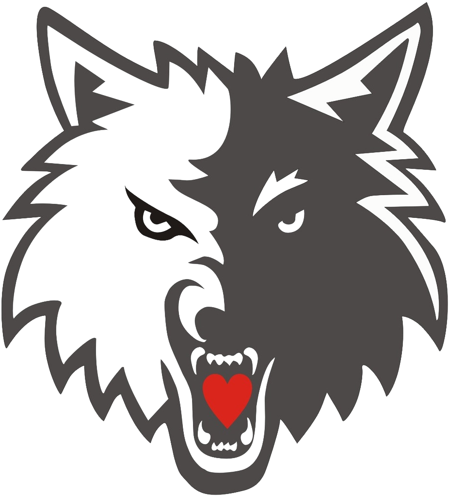 Wolf Logo Clipart - Lee Middle School Timberwolves (932x1024), Png Download