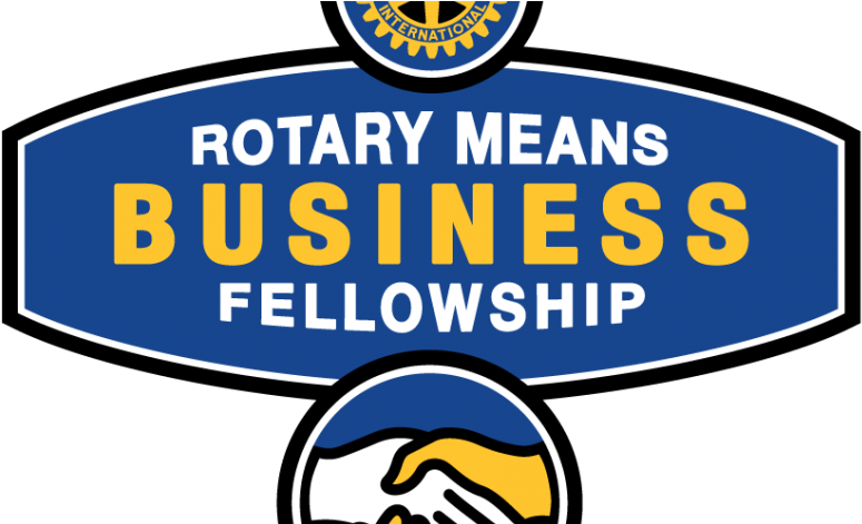 Businessman Clipart Fellowship - Rmb Fellowship Rotary Means Business (850x470), Png Download