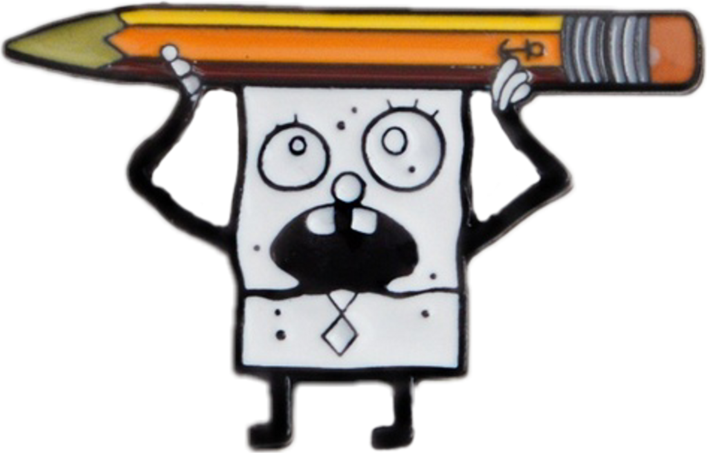 Report Abuse - Doodlebob Pin (1024x656), Png Download