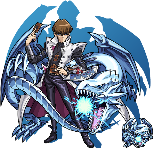 Blue Eyes White Dragon, Official Art - Seto Kaiba (600x600), Png Download