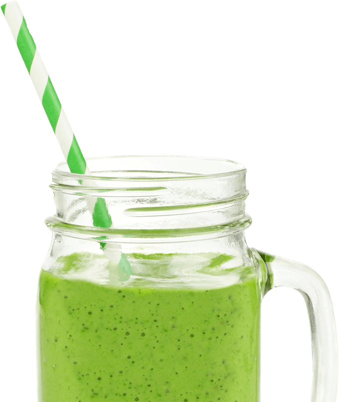 Green Juice Smoothie Png (681x807), Png Download