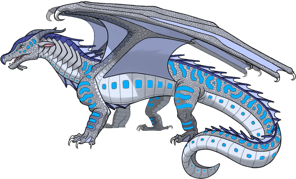 Albatross Is A Male Seawing With Bluish Gray Scales - Tsunami Wings Of Fire Dragons (1165x706), Png Download