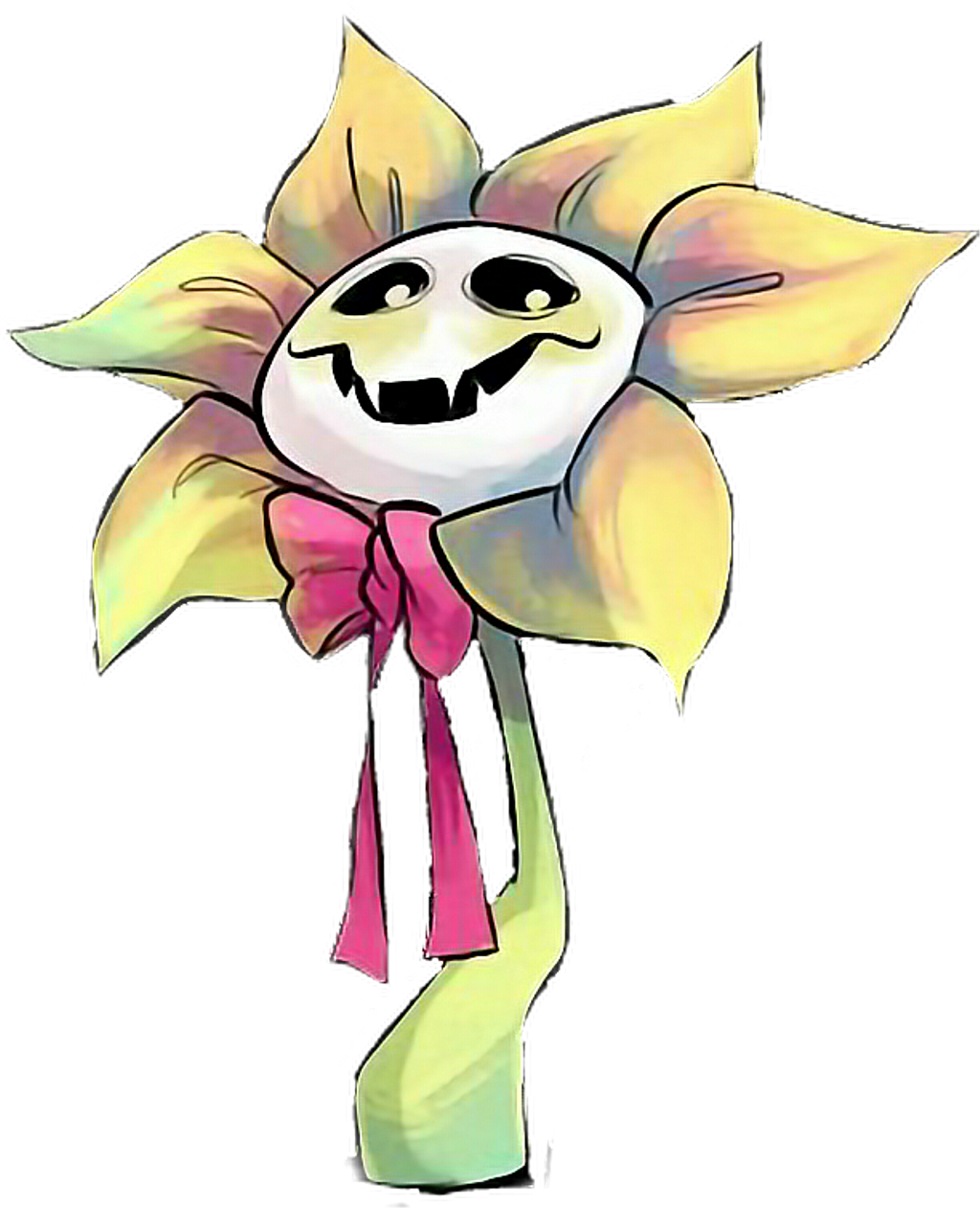 Report Abuse - Undertale Flowey Anime Style (1024x1262), Png Download