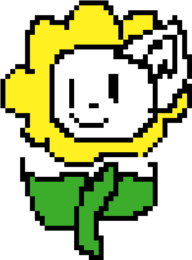 Wolftale Flowey - Smiley (1130x630), Png Download