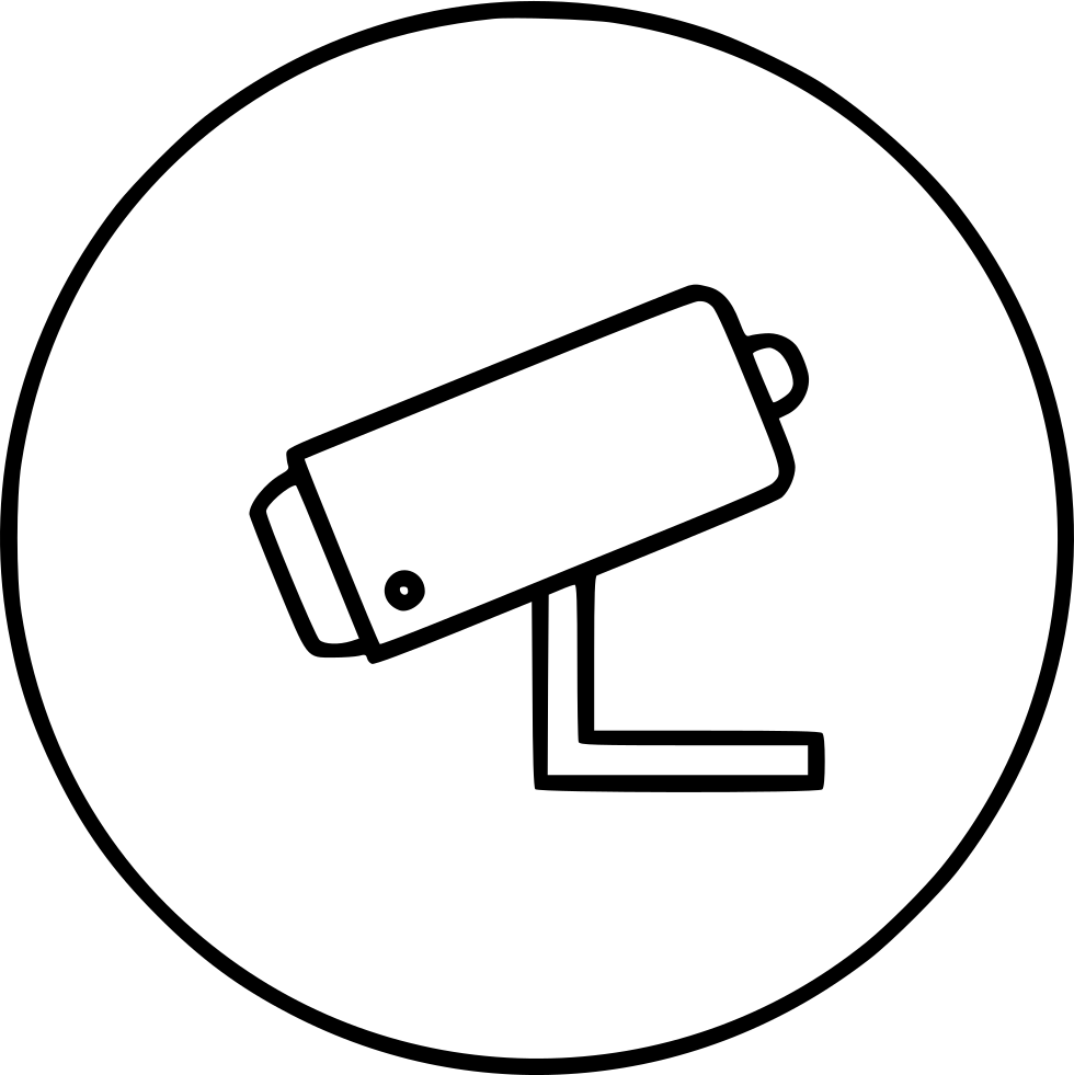 Cam Camera Monitoring Security Comments - Circle (980x981), Png Download