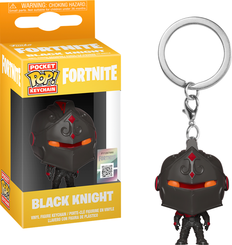 Heftig Nøkkelring Med Fortnites Egne Black Knight - Funko Pop Fortnite Keychain (800x846), Png Download